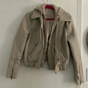 Blankly Faux Leather Jacket